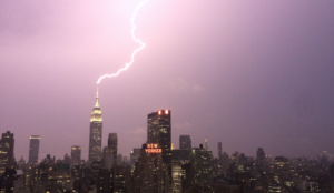 Empire state building Lightning